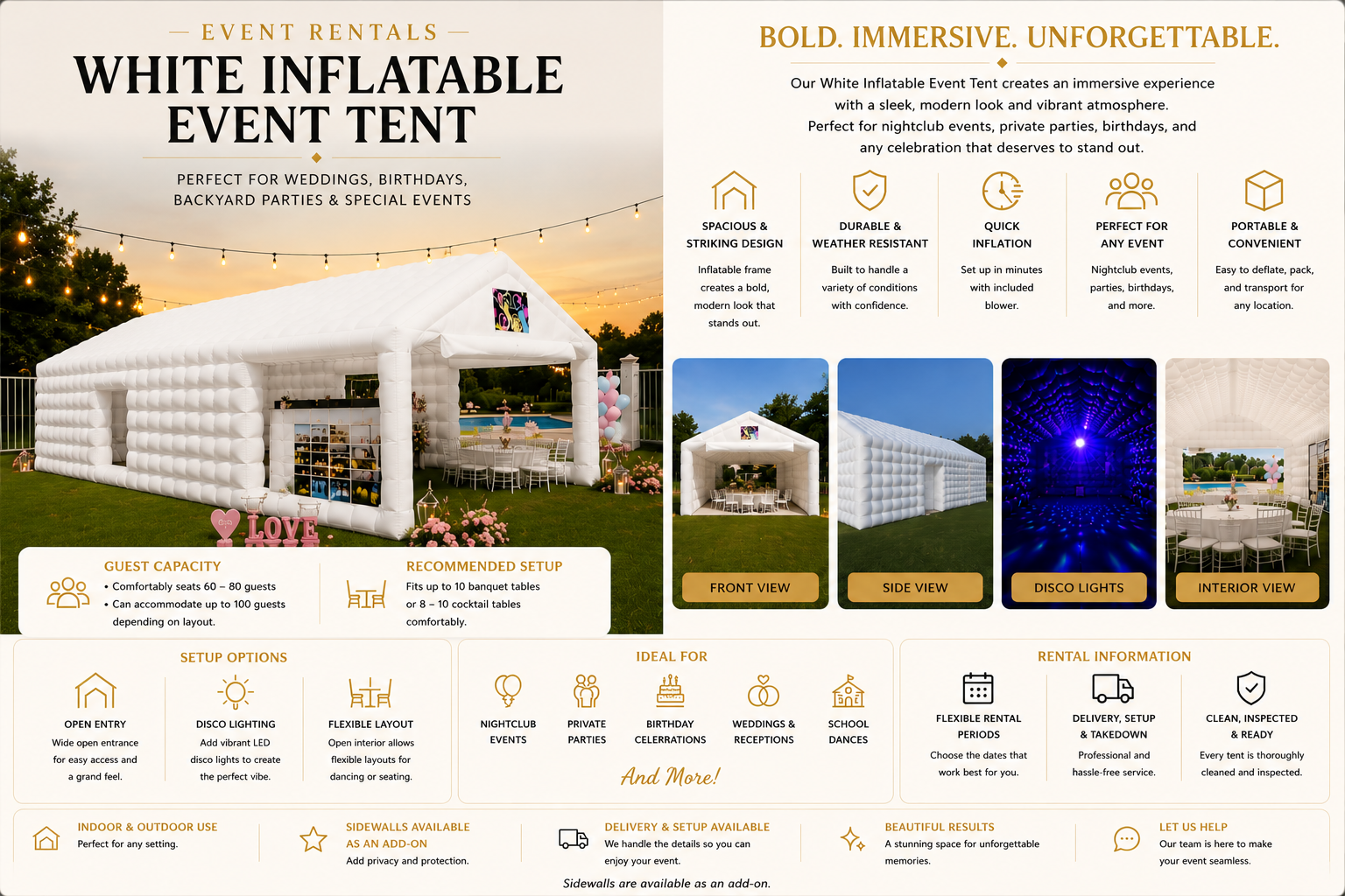 Inflatable Event Tent 30 x 20