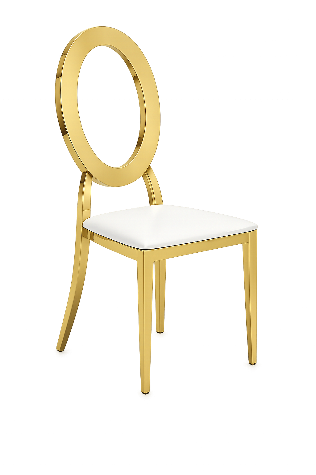 Gold O Back Chair