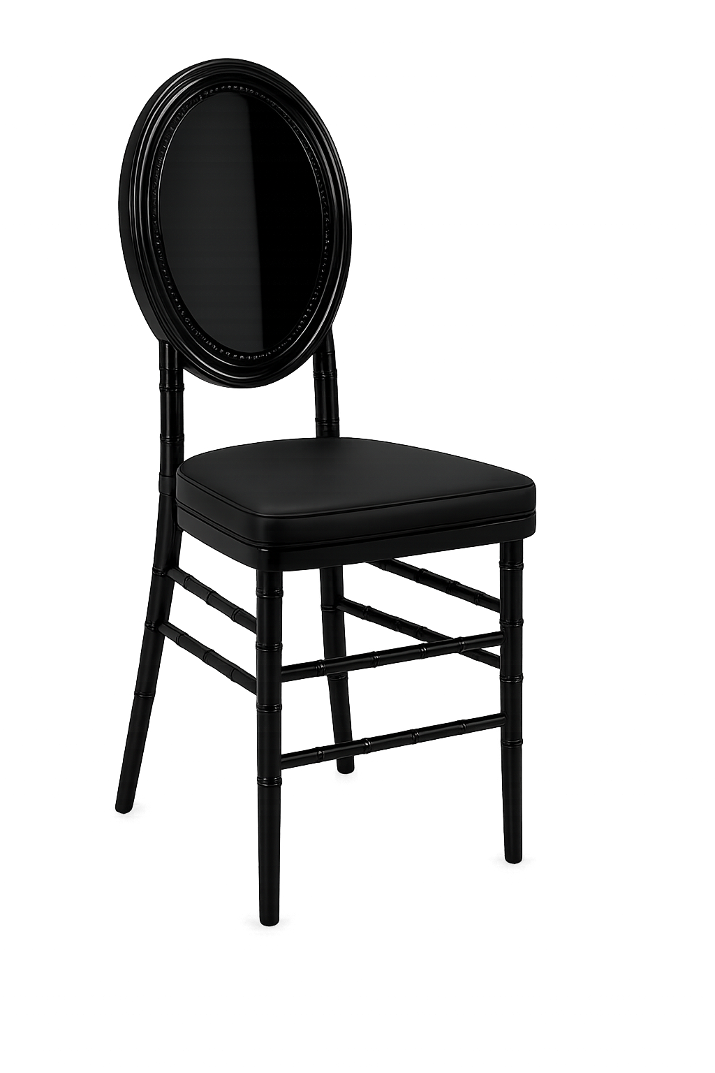 Black Oval Chivari Chair